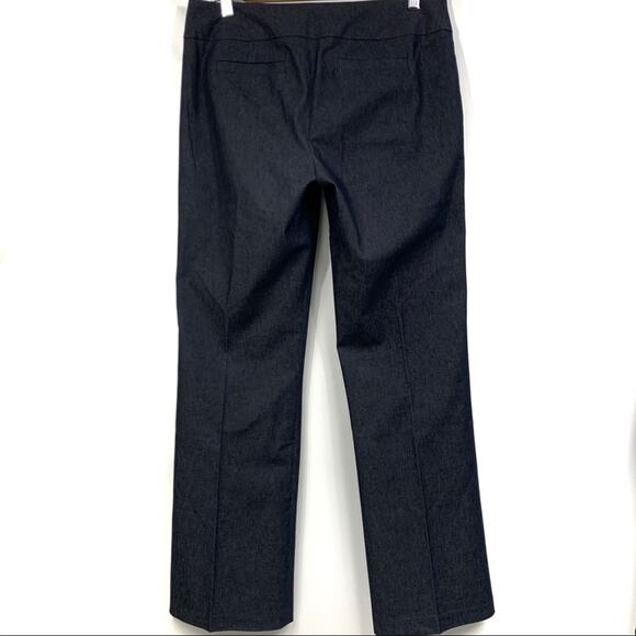 Smart Set Straight Leg Trouser Pants Chambray Denim Look Size 11 - Picture 3 of 9